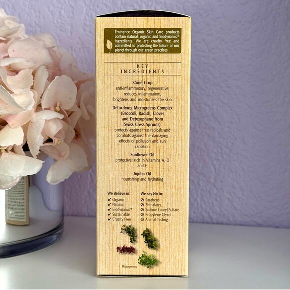 New! EMINENCE Organics Stone Crop Cleansing Oil, 150ml/5oz - Picture 4 of 7